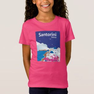 Camiseta Santorini Grecia