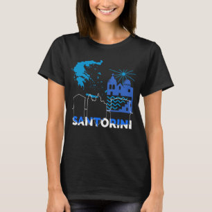 Camiseta Santorini Grecia.b