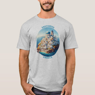 Camiseta Santorini Grecia Europa
