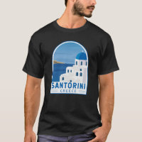 Santorini Grecia Retro Vintage