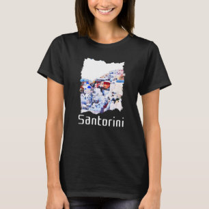 Camiseta Santorini Grecia Souvenir