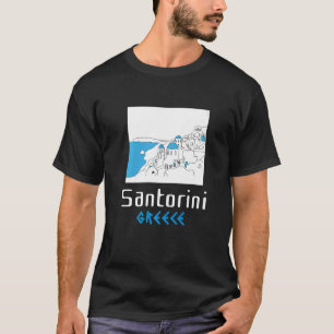 Camiseta Santorini Grecia Souvenir 1
