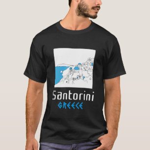 Camiseta Santorini Grecia Souvenir 1