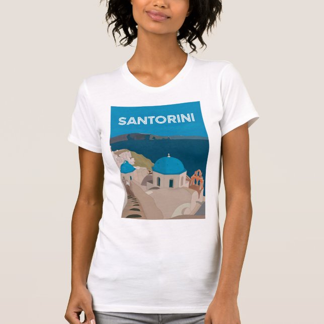 Camiseta Santorini Greek Islands (Anverso)