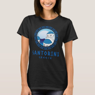 Camiseta Santorini, mujeres de Grecia