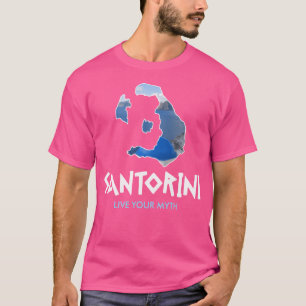 Camiseta Santorini Vive Tu Mito.