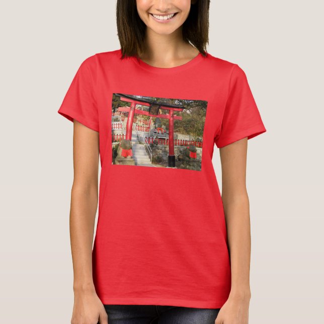 Camiseta Santuario de Suehiro Ogami (Santuario de rana de f (Anverso)