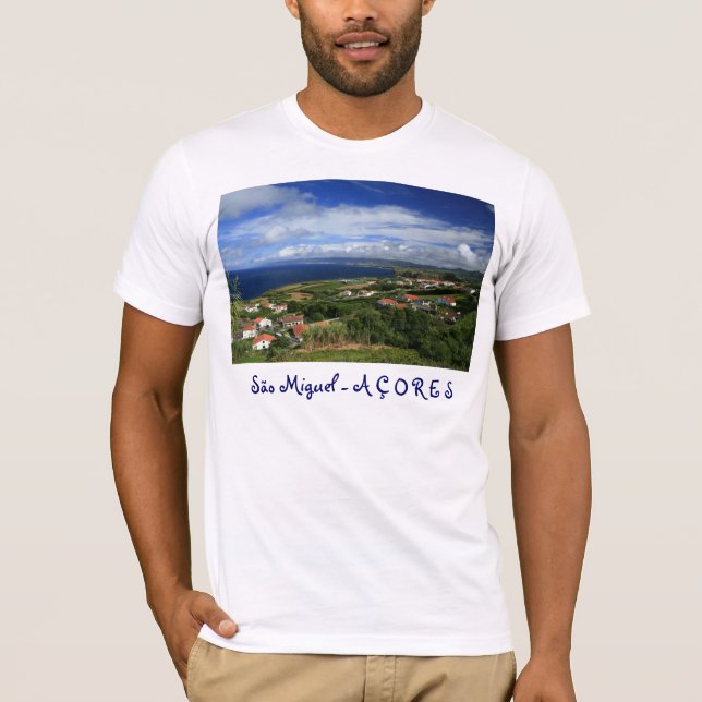 Camiseta Sao Miguel, Azores (Anverso)