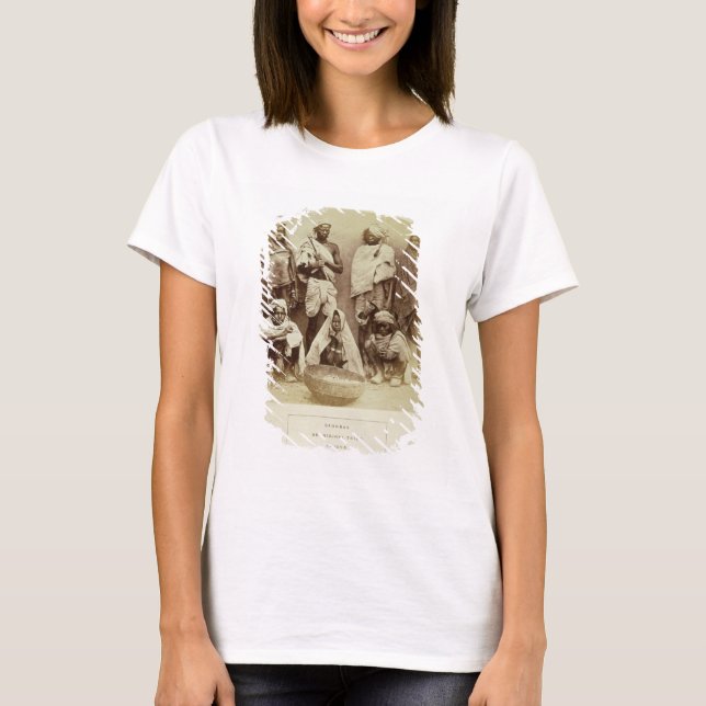 Camiseta Saonras, tribu aborigen de Saugor, centro (Anverso)