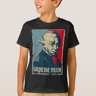 Camiseta Sapere Aude Immanuel Kant Filosofía trascendental