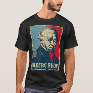 Camiseta Sapere Aude Immanuel Kant Filosofía trascendental