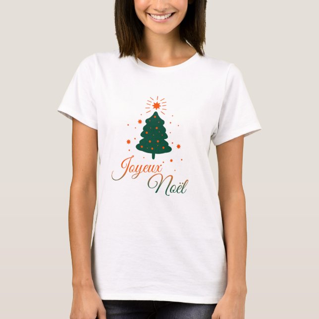 Camiseta Sapin rouge et vert  (Anverso)