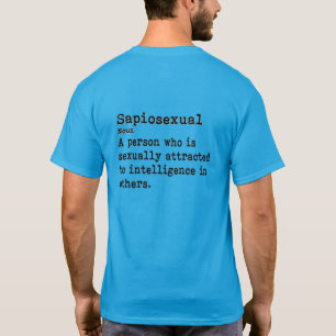 Camiseta Sapiosexual: Manga corta