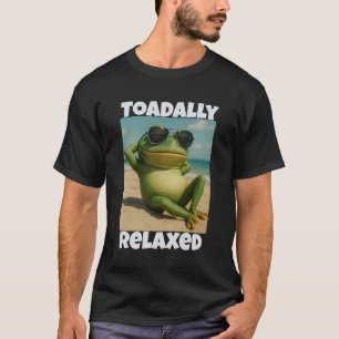 Camiseta Sapo Totalmente Relajado Diversión Verano Playa Vi