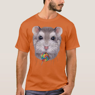 Camiseta Sapphire Dwarf Hamster Lick Rainbow Lollipop -