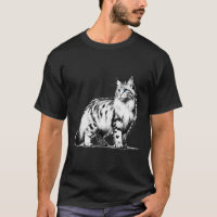 Sapphire Gaze Maine Coon Illustration