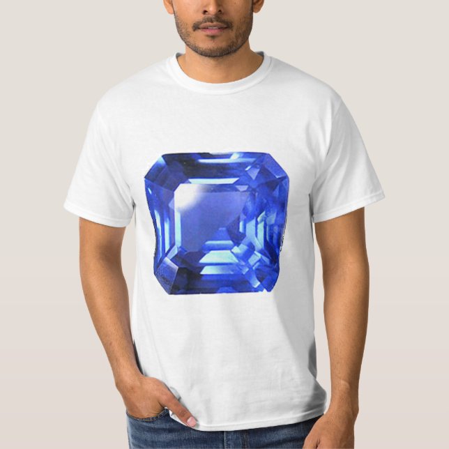 Camiseta Sapphire Gemstone Sky Blue (Anverso)