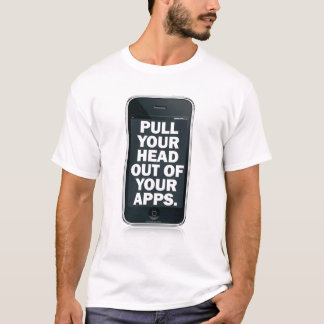 Camiseta Saque de su cabeza su apps.