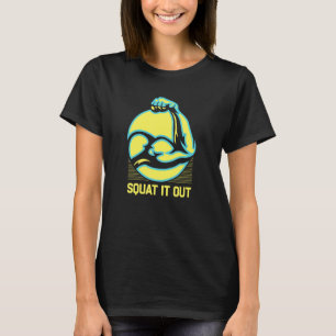 Camiseta Saquee It Out Workout Motivational Quote Gym Inspi