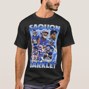 Camiseta Saquon Barkley   Tee de Bootleg de Fútbol American
