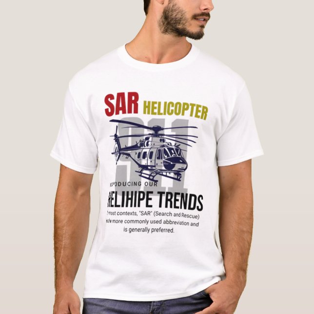Camiseta SAR Helicóptero (Anverso)