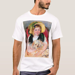 Camiseta Sara con su perro, Cassatt
