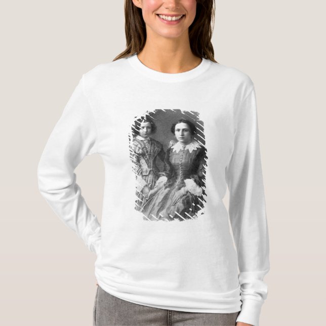 Camiseta ¿Sarah Bernhardt y su madre? (Anverso)