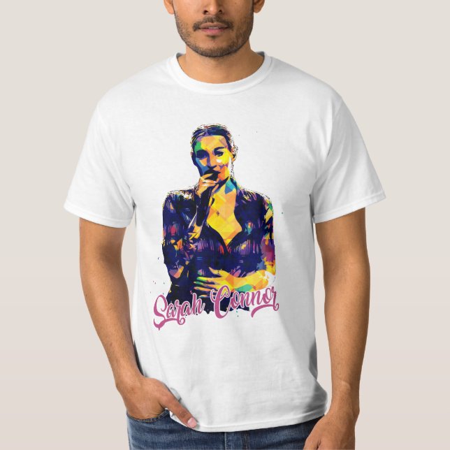 Camiseta Sarah connor music (Anverso)