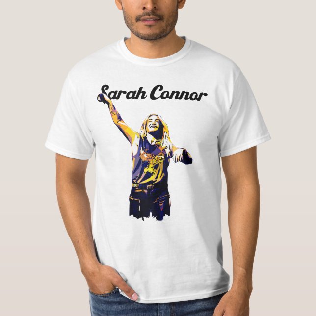 Camiseta Sarah connor music (Anverso)
