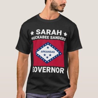 Camiseta Sarah Huckabee Sanders Gobernador Bandera de Arkan