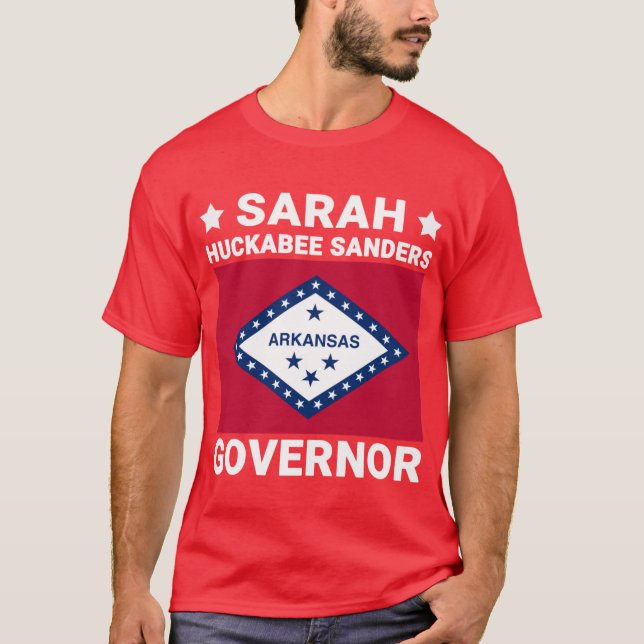 Camiseta Sarah Huckabee Sanders Governor Arkansas Flag (Anverso)