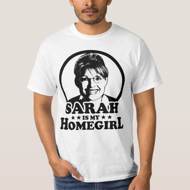 Camiseta Sarah Palin es mi Homegirl (Anverso)