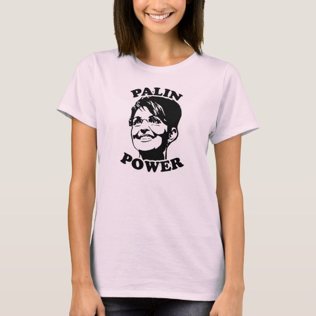 Camiseta Sarah Palin: Poder de Palin (Anverso)
