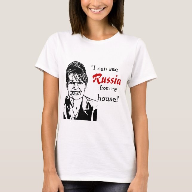 Camiseta Sarah Palin - Rusia (Anverso)