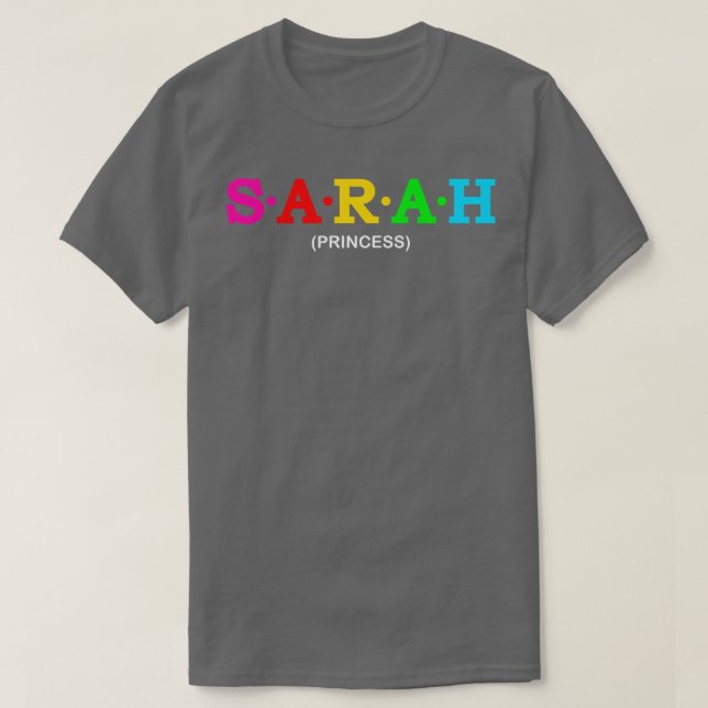 Camiseta Sarah Princess (Diseño del anverso)