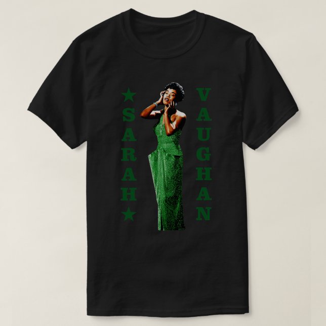 Camiseta Sarah Vaughan (Diseño del anverso)