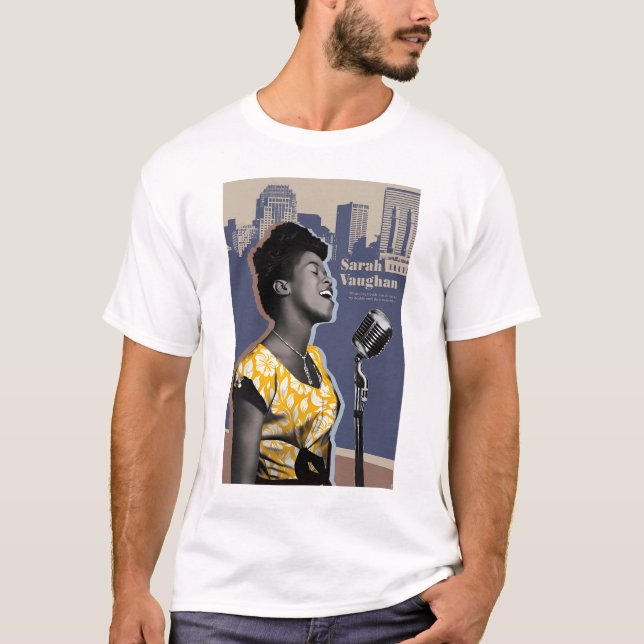 Camiseta Sarah Vaughan (Anverso)