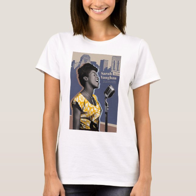 Camiseta Sarah Vaughan (Anverso)