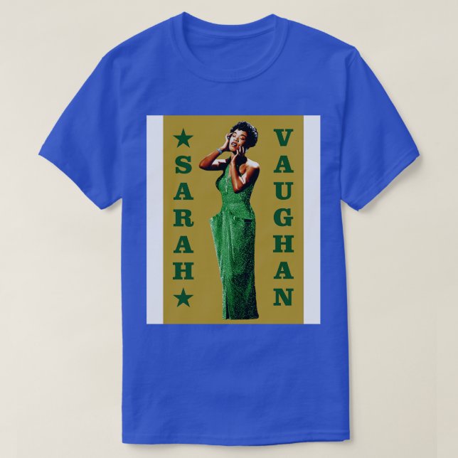 Camiseta Sarah Vaughan 1 (Diseño del anverso)