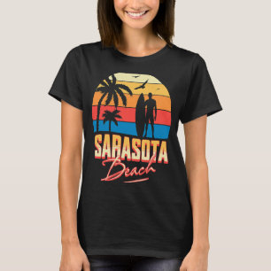 Camiseta Sarasota Beach Florida Surfing Ocean