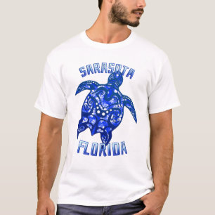 Camiseta Sarasota Florida Vacaciones Tortuga Tribal