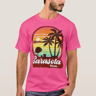 Camiseta Sarasota Florida Vintage Retro 80 Verano Va