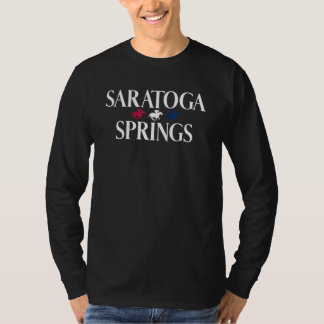 Camiseta Saratoga Springs Jockey sobre Carreras de caballos