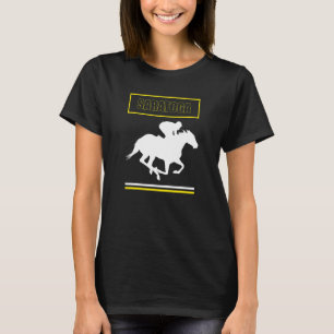 Camiseta Saratoga Springs Jockey sobre Carreras de caballos
