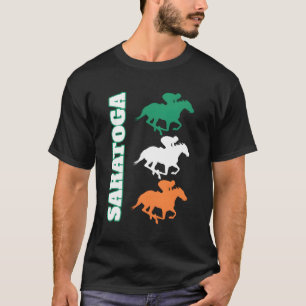 Camiseta Saratoga Springs Upstate Nueva York Horse Carreras