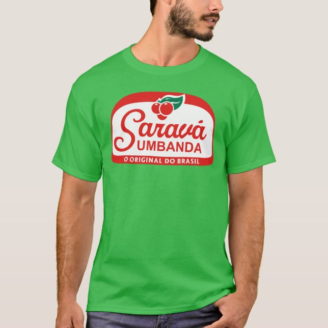 Camiseta sarava umbanda original do brasil (Anverso)