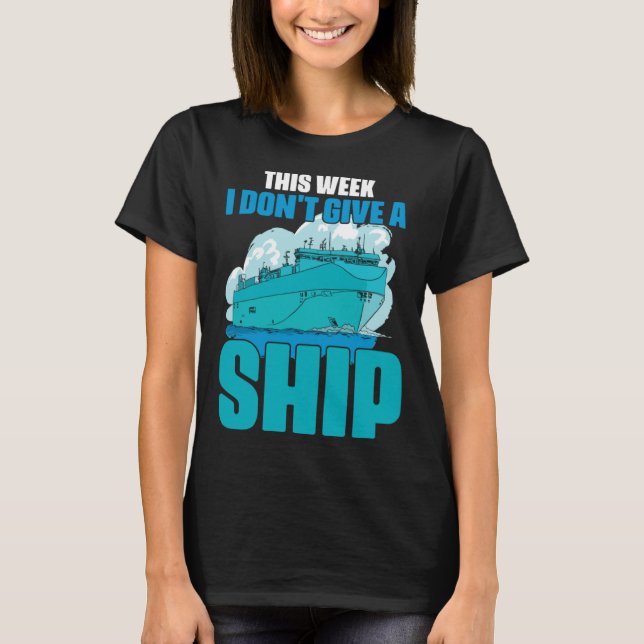 Camiseta Sarcasm Boat Cruising Cruise for Sarcastic Cabin C (Anverso)