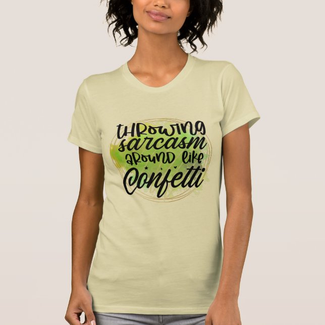 Camiseta Sarcasm de remo (Anverso)