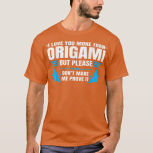 Camiseta Sarcasm Origami Sculpture Origami Master Origami 1