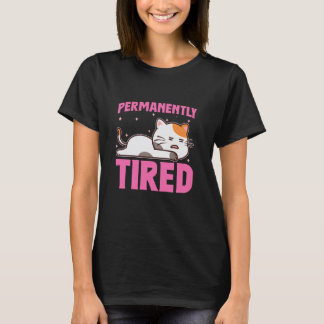 Camiseta Sarcasmo Agotado Cansado Cansancio Permanentemente